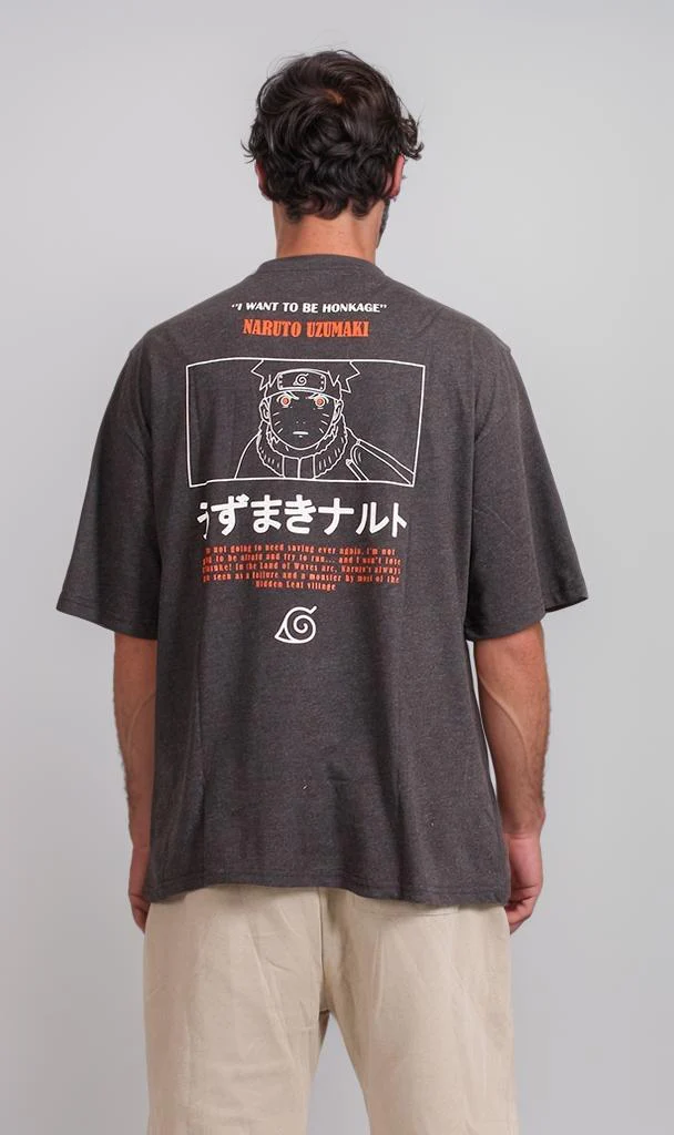 R207694 - Graphic Tee - Charcoal - Image 2