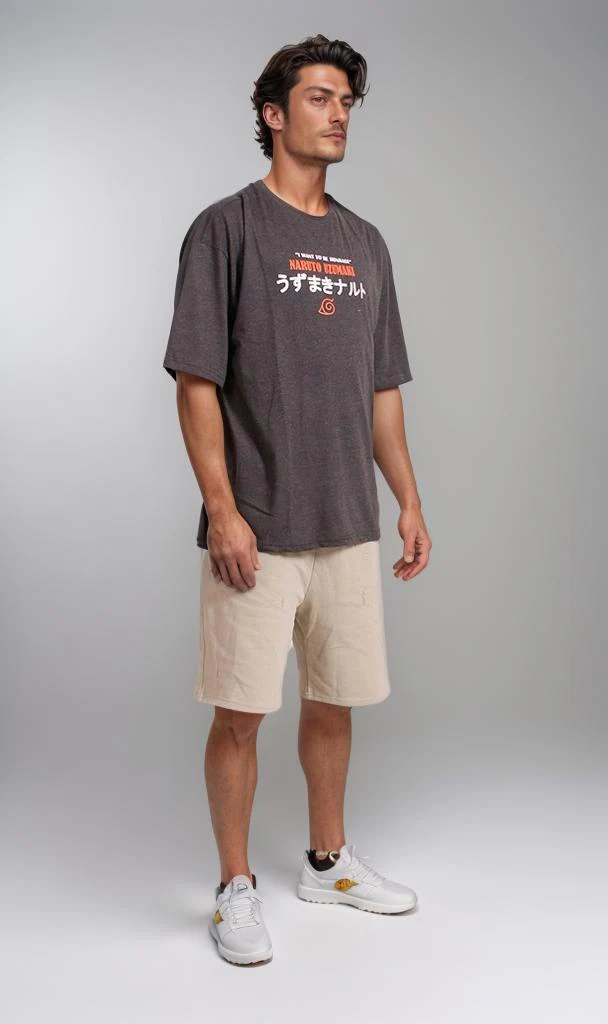 R207694 - Graphic Tee - Charcoal - Image 5