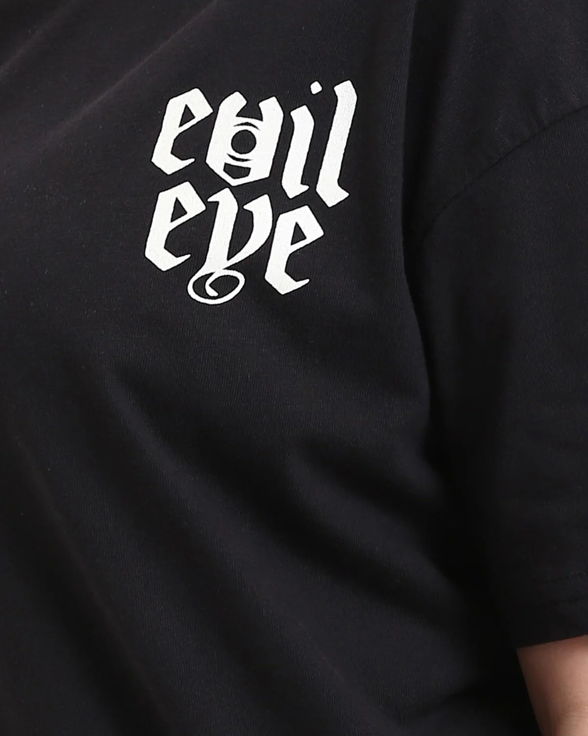 Ravin "Evil Eye" Gothic Graphic Oversized T-Shirt - Black - R207788 - Image 4