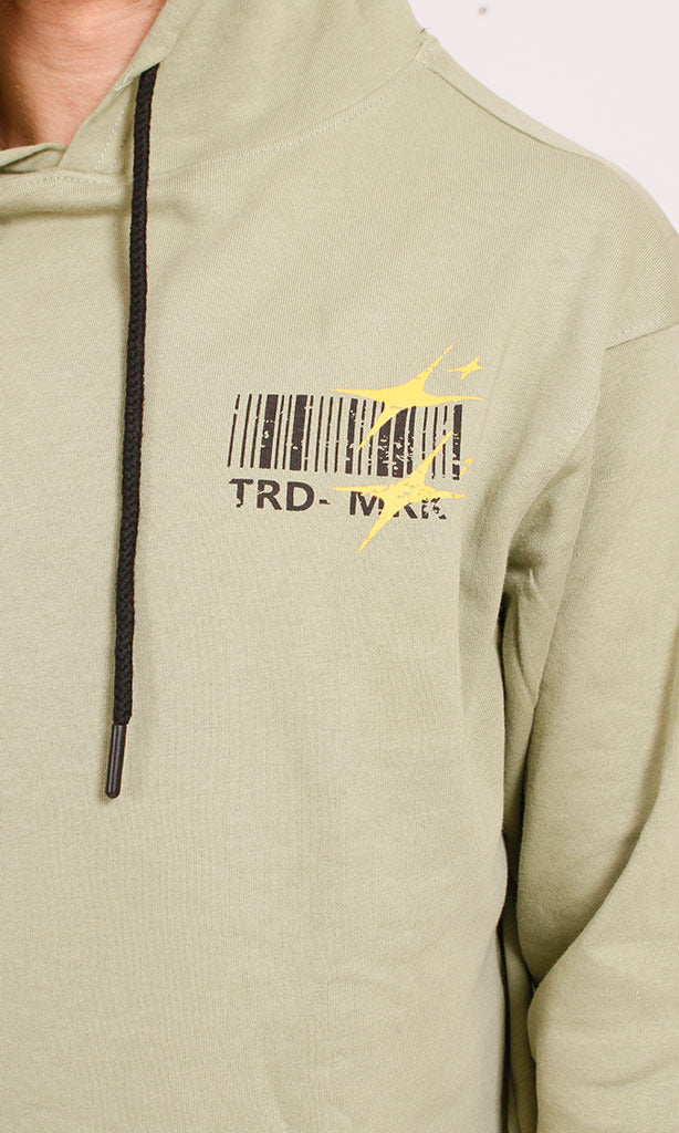 R207859 - Graphic Hoodie - Pale Yellow - Image 3