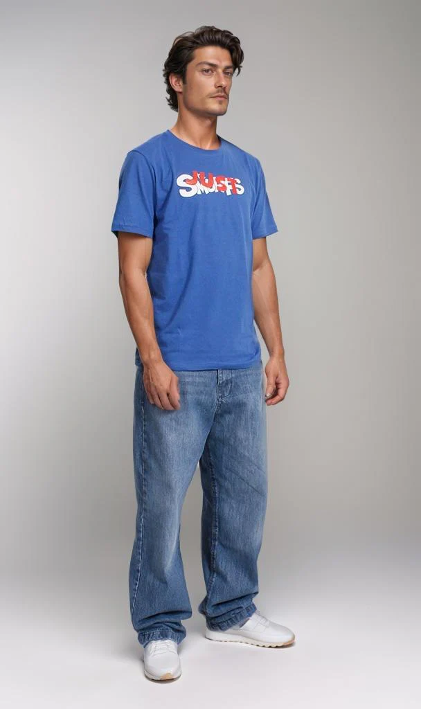 R207961 - The Smurfs Graphic T-Shirt - Blue - Image 5