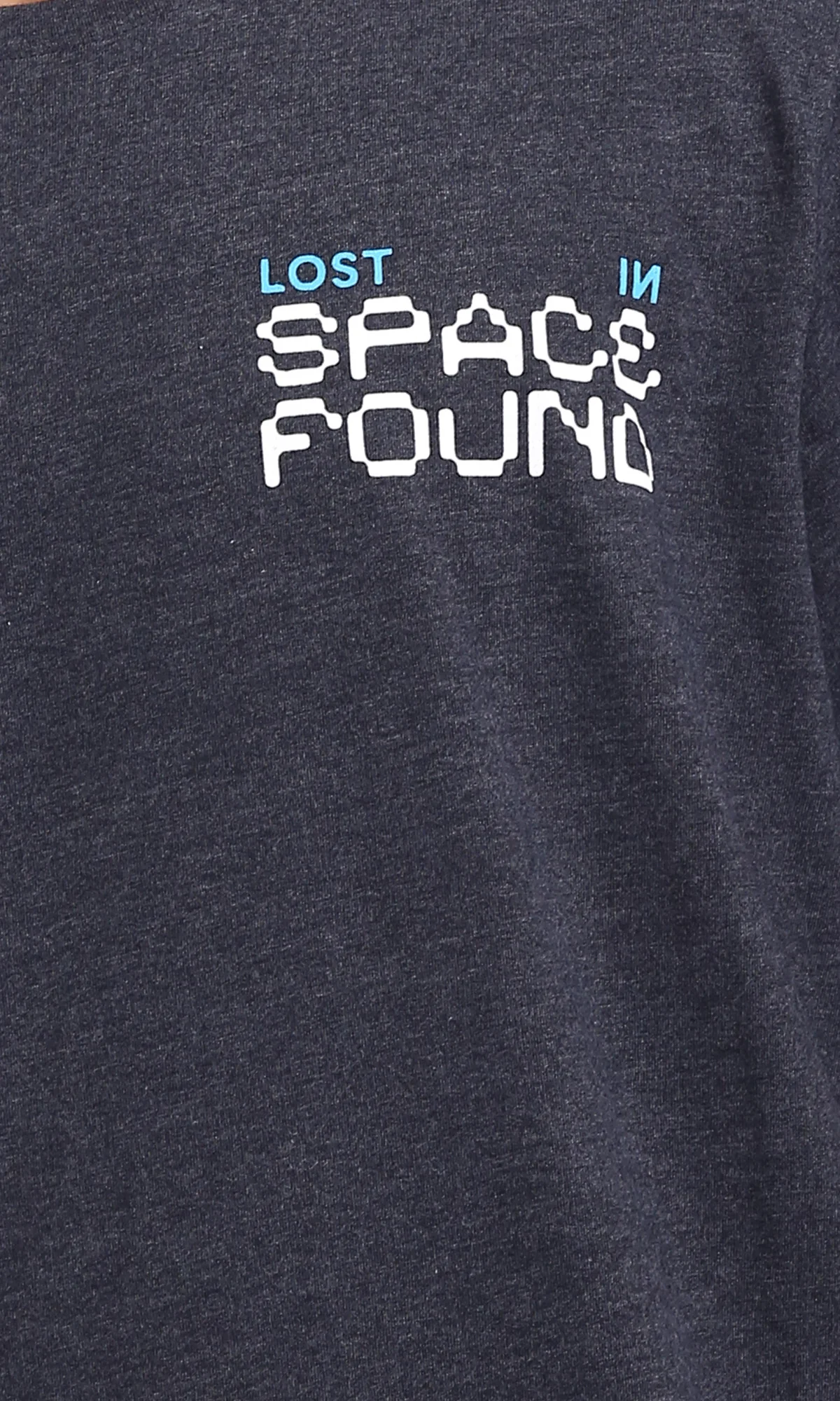 R208583 - Regular Fit Printed Short Sleeves Tee - Heather Charcoal - Image 3