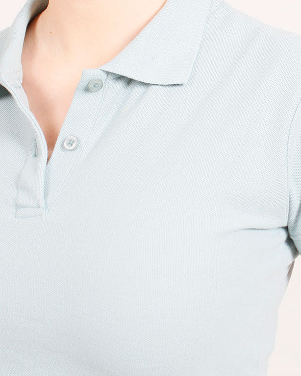 Ravin Women's Cropped Polo Shirt - Pale Mint - R208777 - Image 4