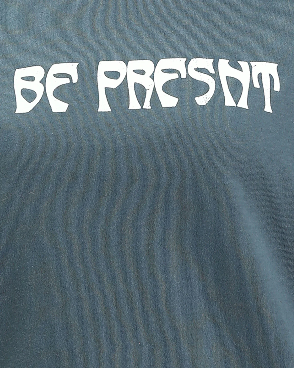 Ravin Oversized "Be Present" Graphic Tee – Slate Blue - R209130 - Image 4