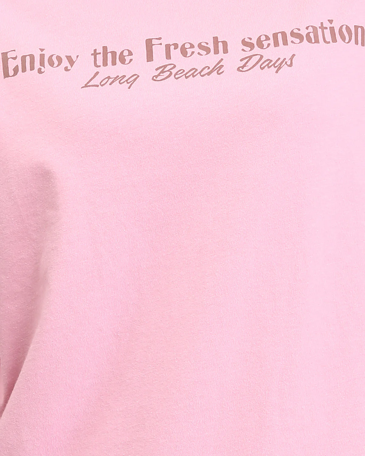 Ravin Women's Oversized "Oceanic Life" Graphic T-Shirt — Dusty Pink - R209132 - Image 4
