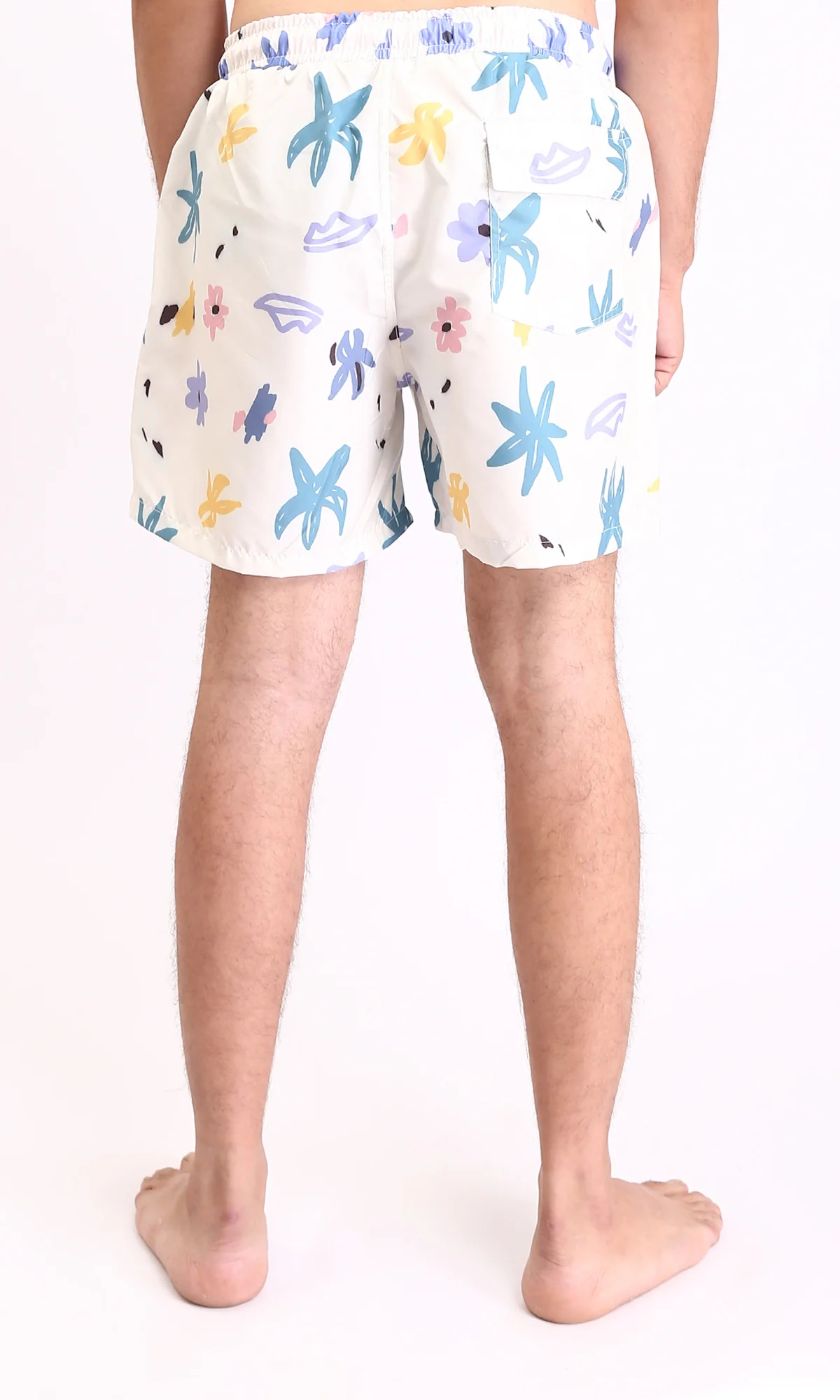 R209201 - Colorful Flory Slip On Swim Shorts - Multicolor - Image 2