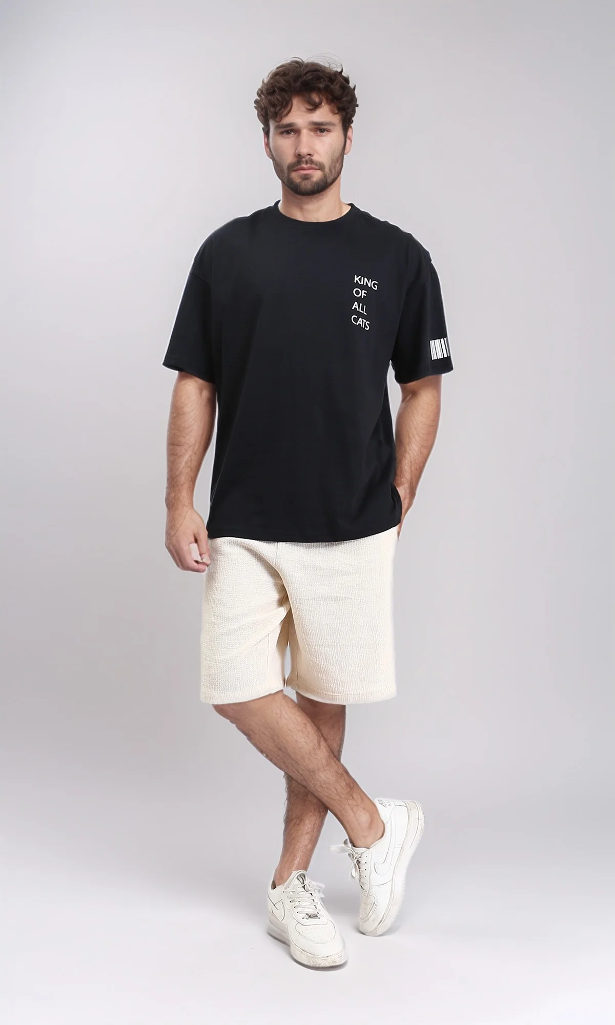 Ravin "King of All Cats" Oversized Graphic T-Shirt - R209413 - Image 5