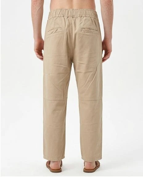 Ravin Relaxed-Fit Cotton Twill Chinos with Elasticated Waist – Sand - R209805 - Image 2