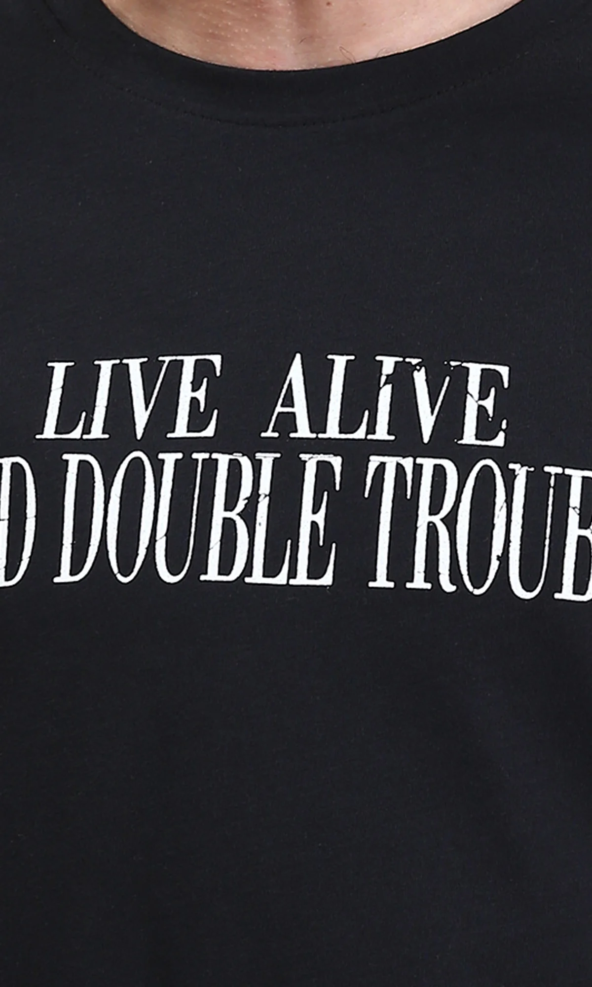 Ravin | Stevie Ray Vaughan "Live Alive" Oversized Graphic Tee - R210530 - Image 3