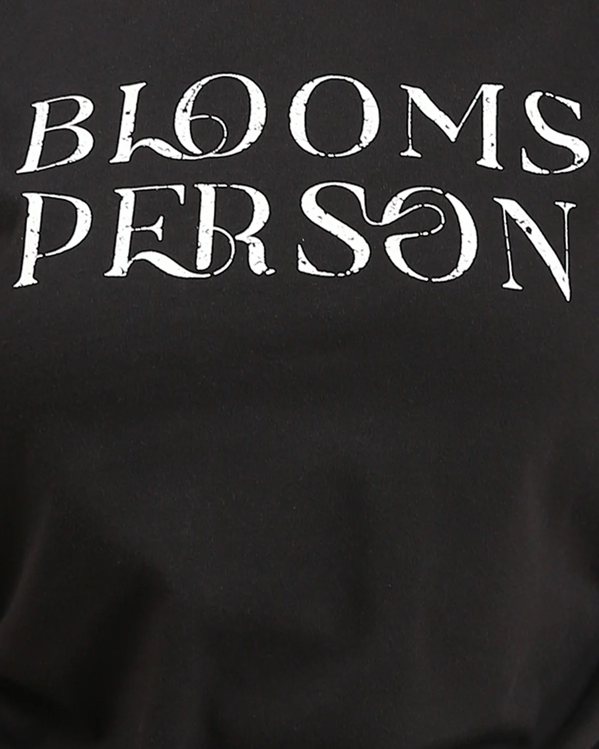 Ravin Women's Side-Cinch Graphic T-Shirt – "Blooms Person" Distressed Print - Black -R210558 - Image 4