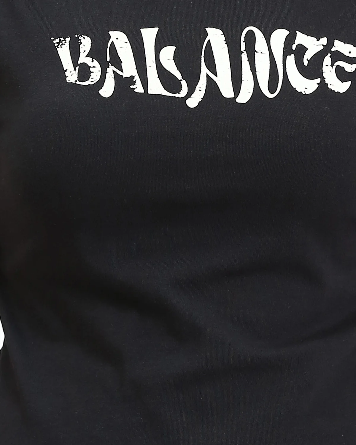 Ravin "Balance" Graphic Baby Tee – Black - R210559 - Image 4