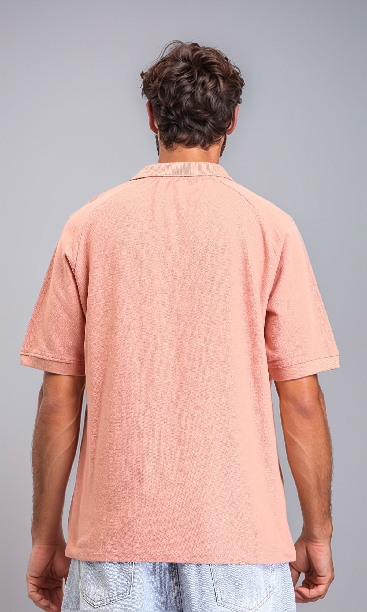 R210780 - Short Sleeves Solid Polo Shirt - Dark Simon - Image 2