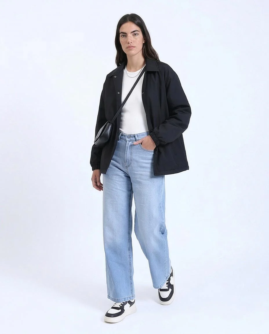 Ravin High-Waisted Wide-Leg Denim Jeans in Light Blue - R211718 - Image 5