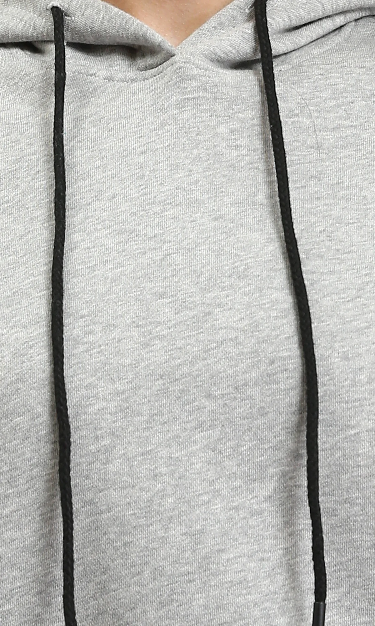 Ravin Women’s Cropped Boxy Hoodie – Light Grey Marl - R212060 - Image 3