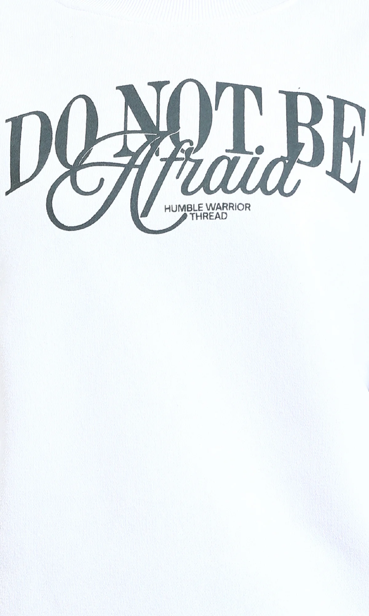 R213578 - Round Neck Printed Casual Sweatshirt - White - Image 3