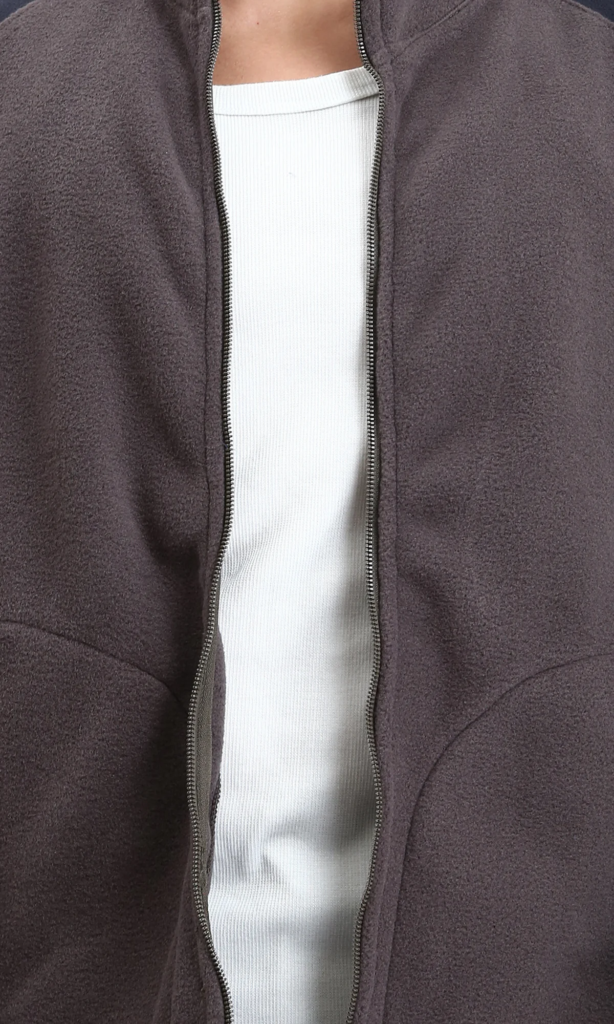 Ravin Men’s Two-Tone Raglan Fleece Zip-Up Jacket - R214033 - Image 3
