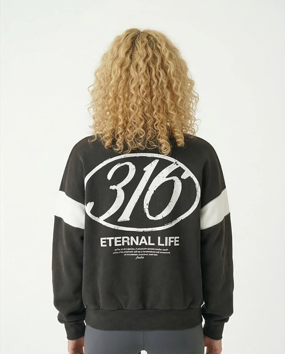 Ravin Unisex "316 Eternal Life" Graphic Bomber Jacket – Sport Luxe Edition - R214385 - Image 2