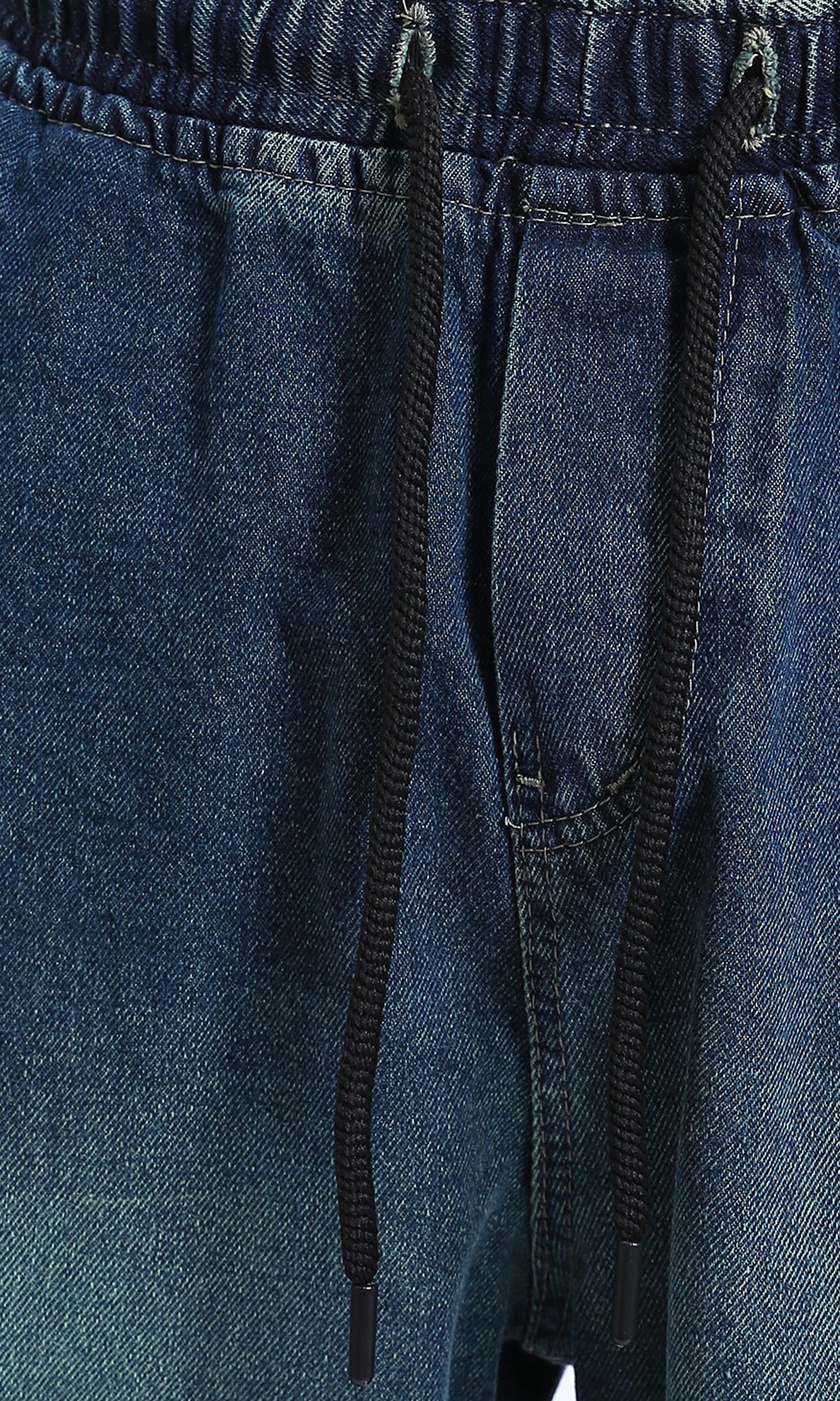 R214601 - Vintage Wash Relaxed Fit Jogger Jeans - Vintage Blue - Image 3