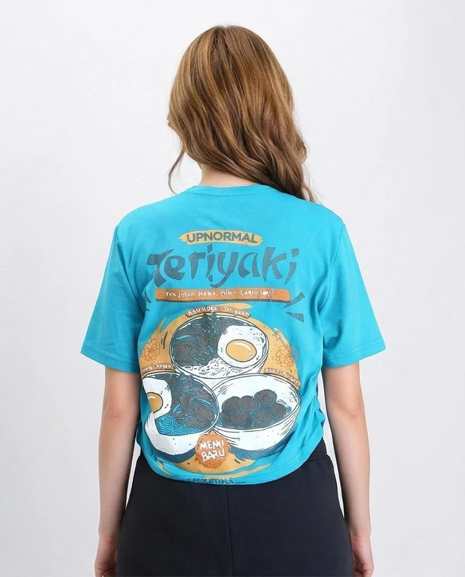 Ravin x Upnormal Teriyaki Graphic T-Shirt - Cyan Blue - R214642 - Image 2