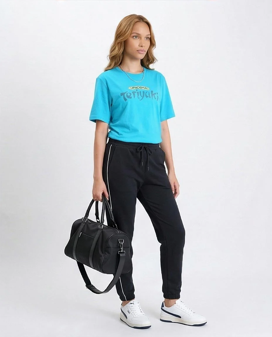 Ravin x Upnormal Teriyaki Graphic T-Shirt - Cyan Blue - R214642 - Image 5
