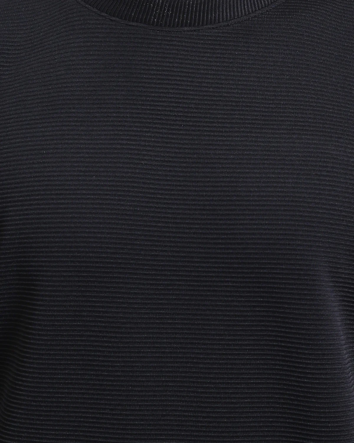 RAVIN Men’s Textured Relaxed-Fit Sweatshirt with Contrast Piping Detail - Black - R214980 - Image 4