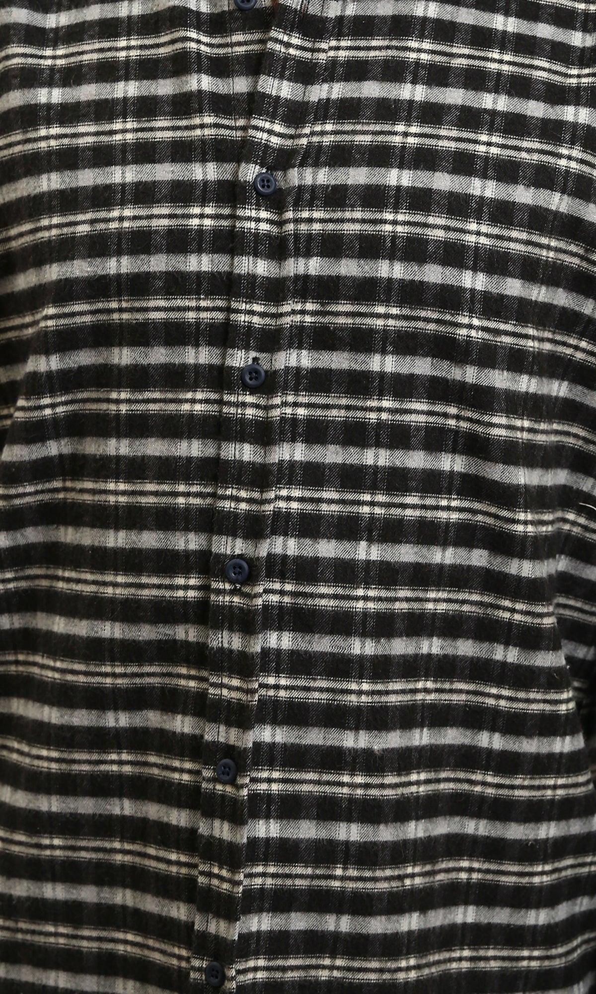 R215010 - Black & White Checkered Casual Shirt - Image 3