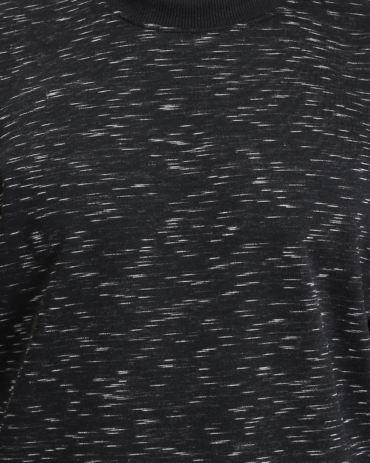 Ravin Men's Melange Knit Oversized Sweatshirt - Heather Black - R215112 - Image 4