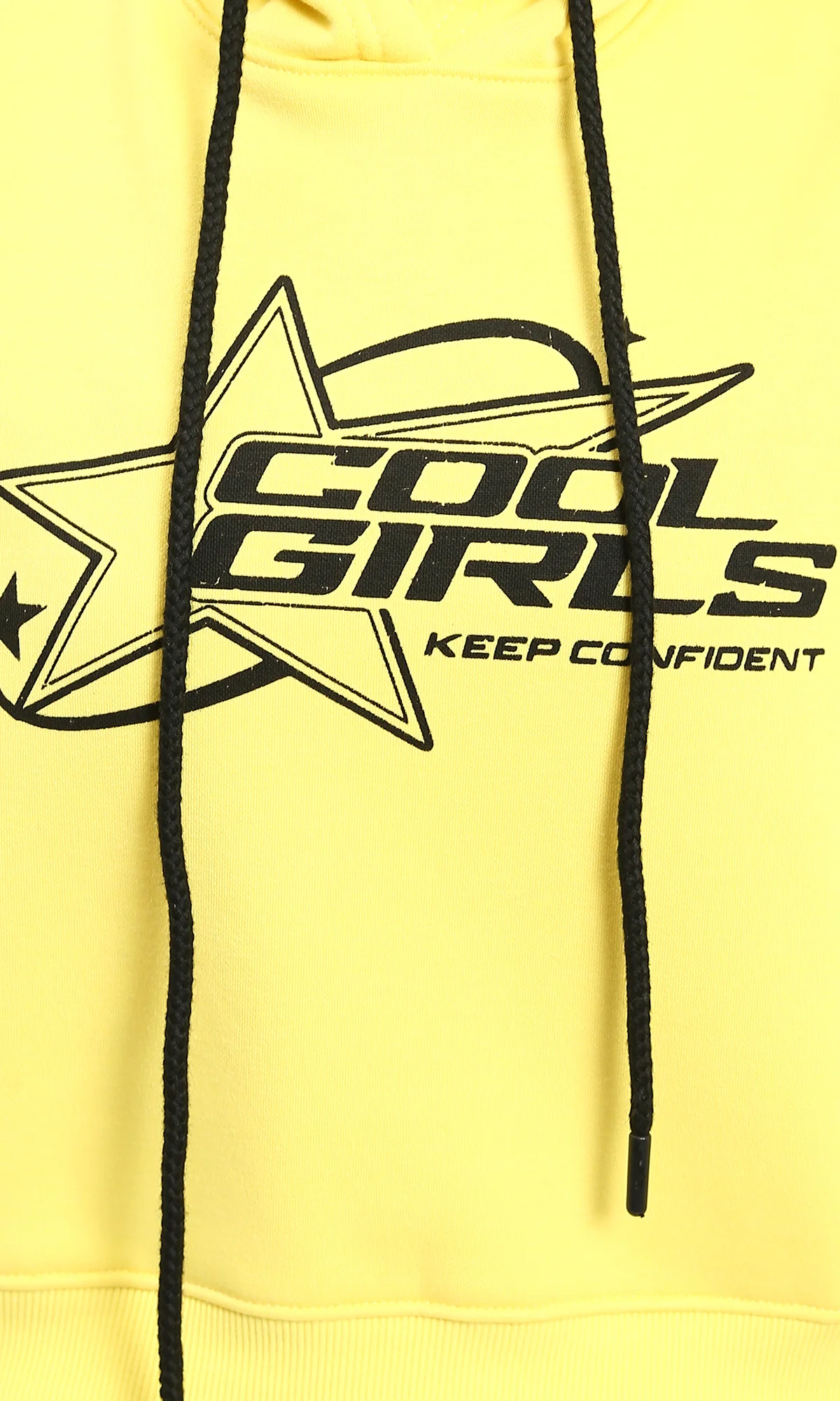 Ravin Women’s Sport Luxe Cropped Hoodie – Lemon Yellow - R215627 - Image 3