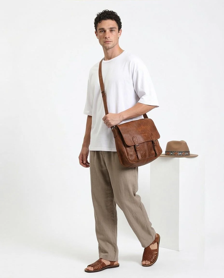 Ravin | Men’s Ultra-Oversized Boxy Tee – Optic White - R215873 - Image 5