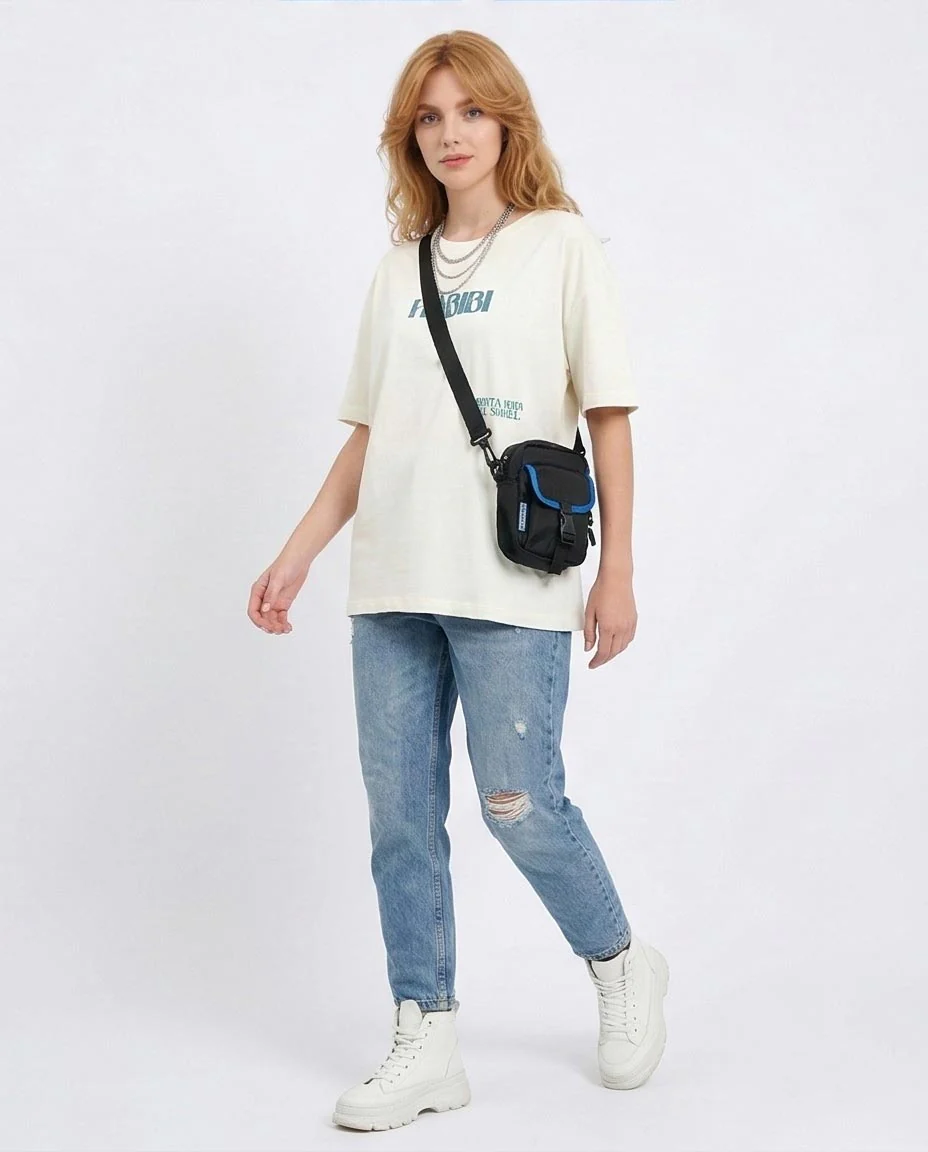 Ravin | "Habibi" Sahel Summer Oversized Graphic Tee-O.WHITE - R216170 - Image 4